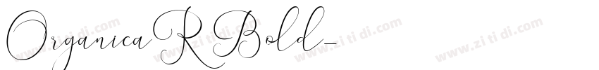 OrganicaR Bold字体转换
